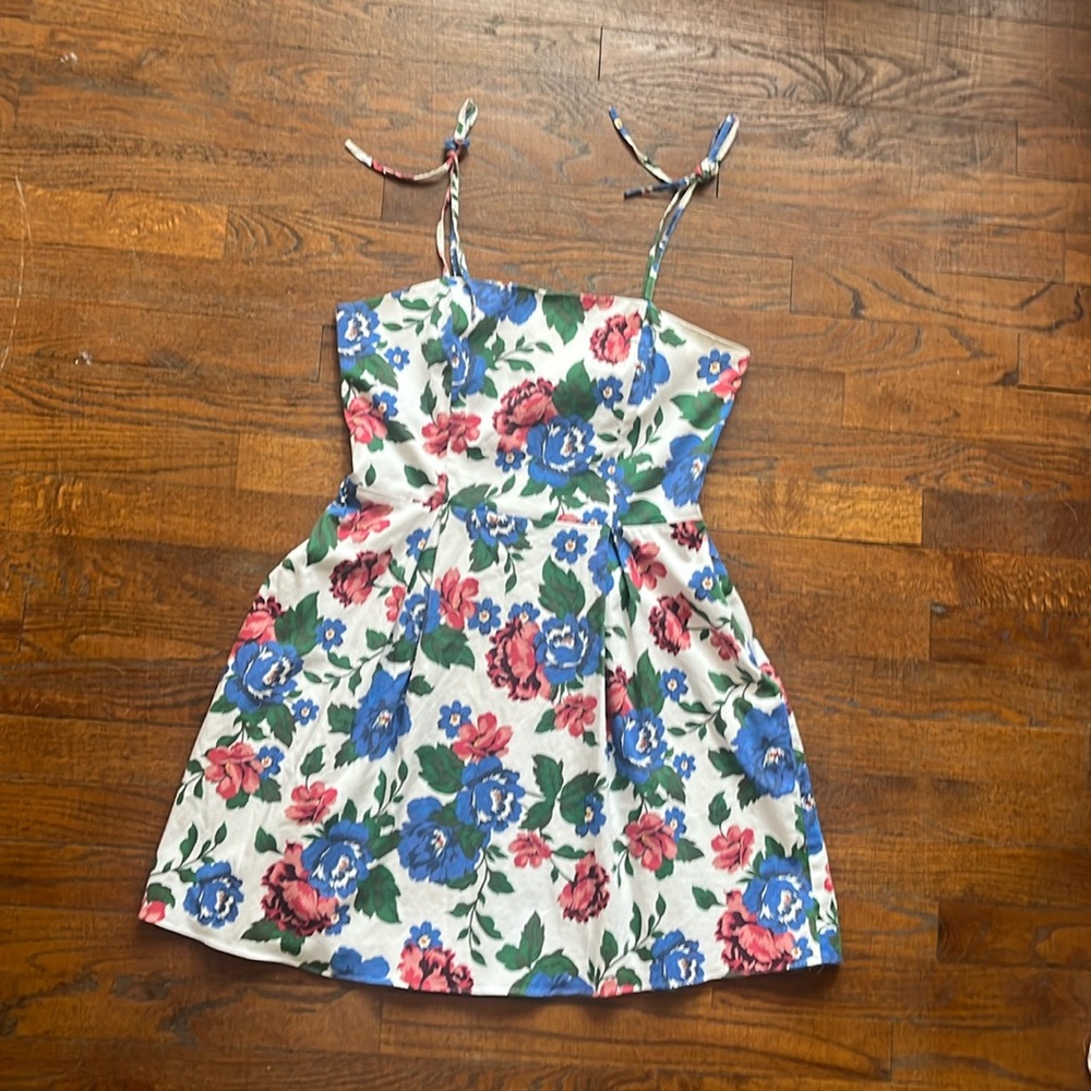 Charles Henry Flower Summer Dress